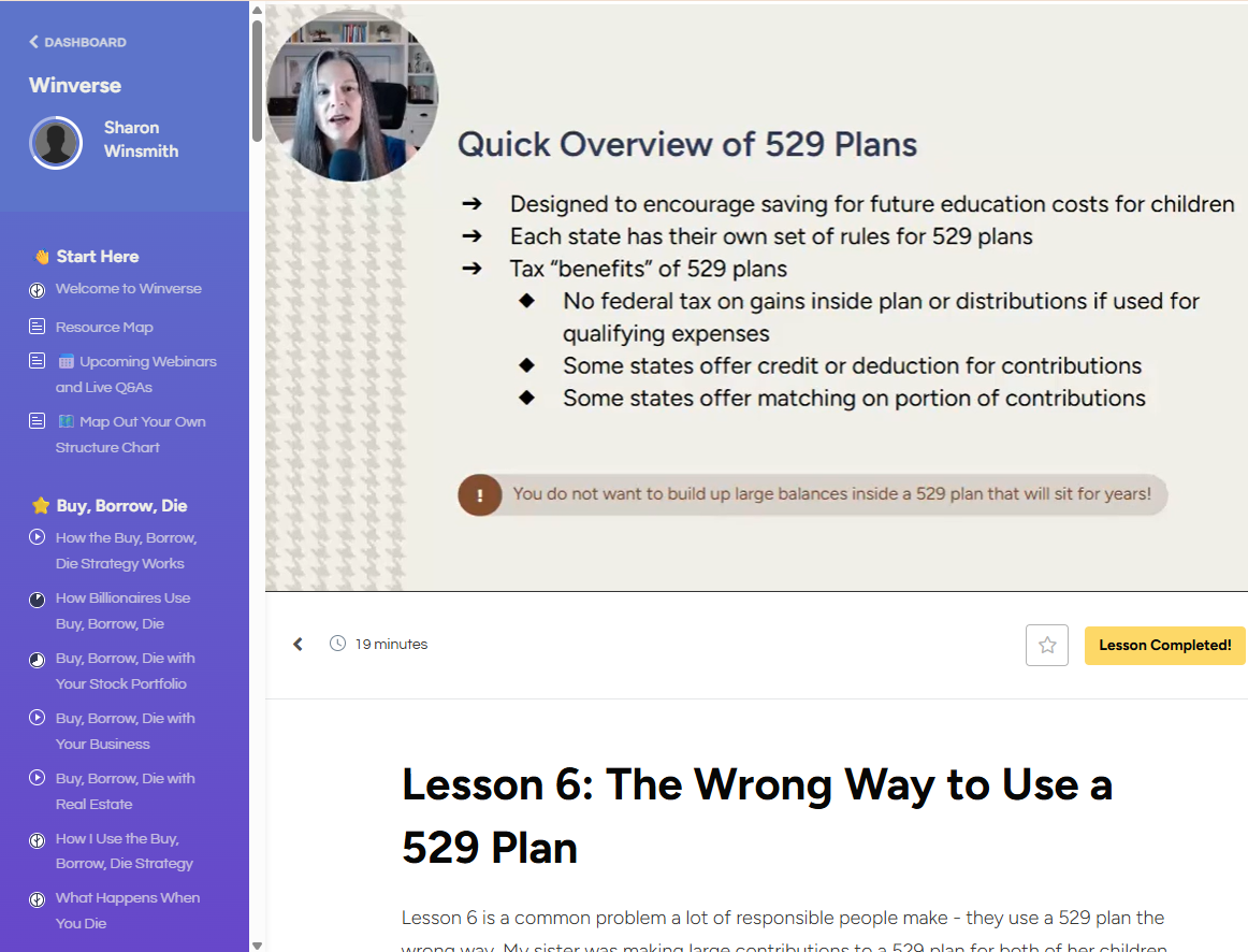 Winverse Content Module